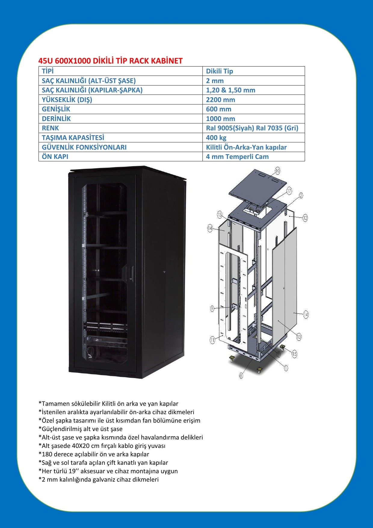 45U 600X1000 DATASHEET-1